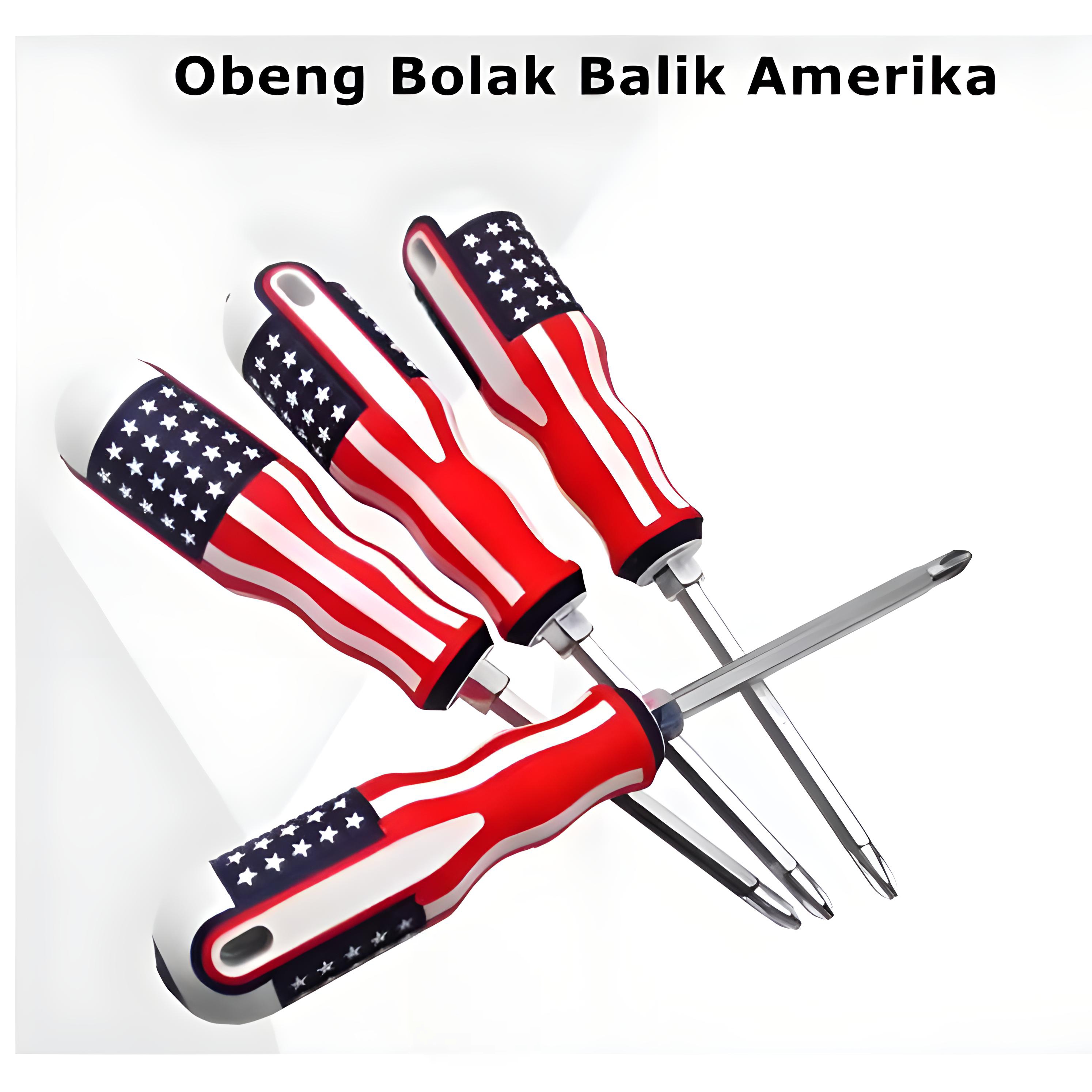 Obeng Bolak Balik America 4inch Obeng Bolak Balik America 4inch