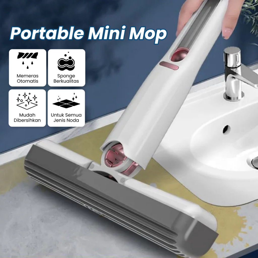 Mini Mop - Alat Pel Mini Portable Mini Mop - Alat Pel Mini Portable