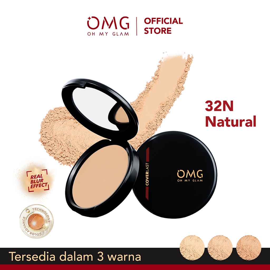 Oh My Glam Coverlast Two Way Cake - 32N Natural (OMG)