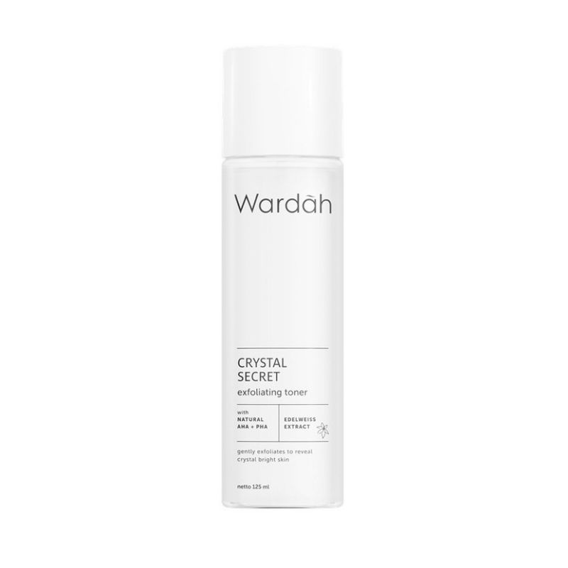 Wardah Crystal Secret Exfoliating Toner with Natural AHA+PHA 125ml