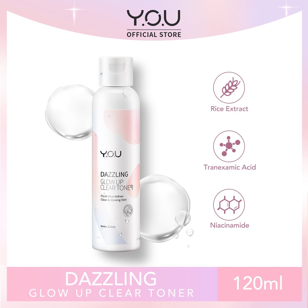 YOU Dazzling Glow Up Clear Toner 120ml YOU Dazzling Glow Up Clear Toner 120ml
