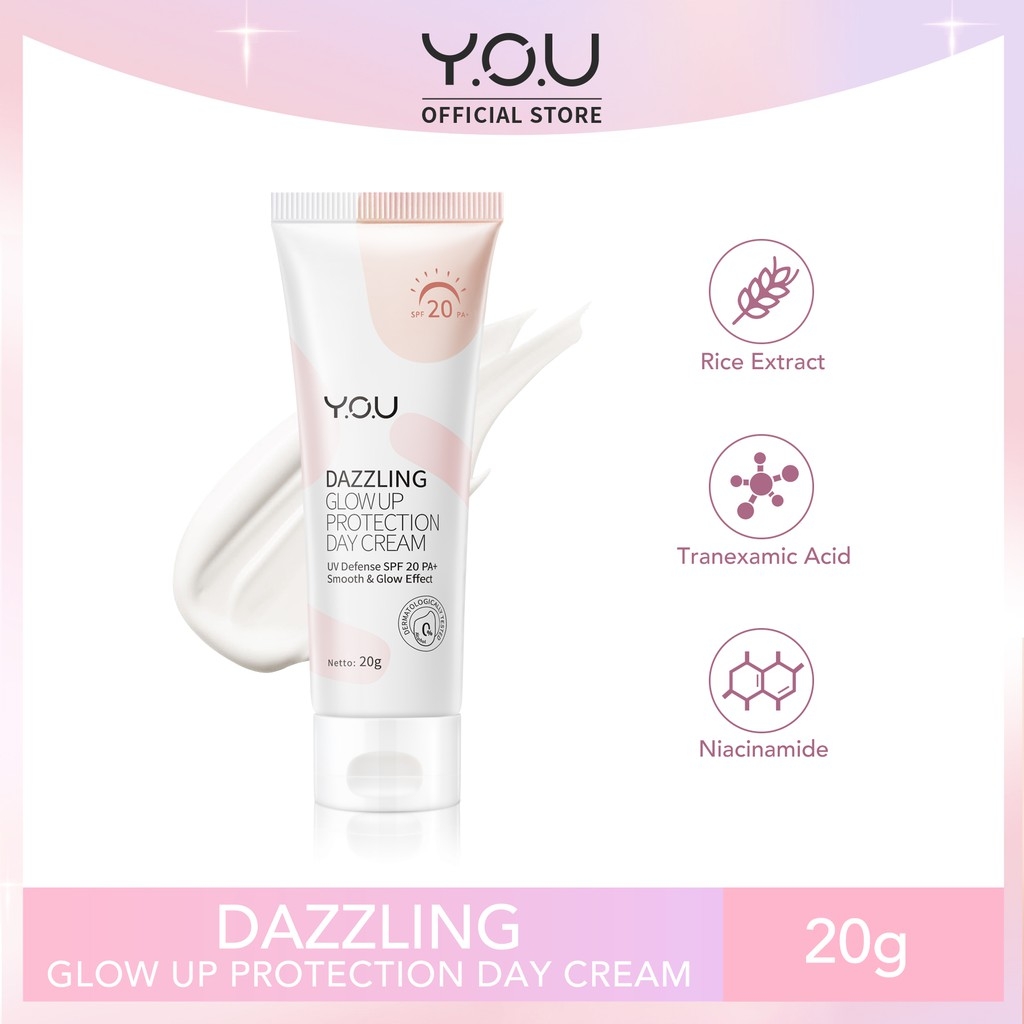 YOU Dazzling Glow Up Protection Day Cream 20gr YOU Dazzling Glow Up Protection Day Cream 20gr