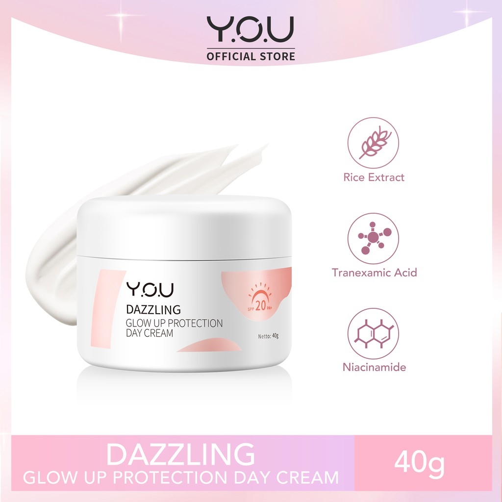 YOU Dazzling Glow Up Protection Day Cream 40gr YOU Dazzling Glow Up Protection Day Cream 40gr