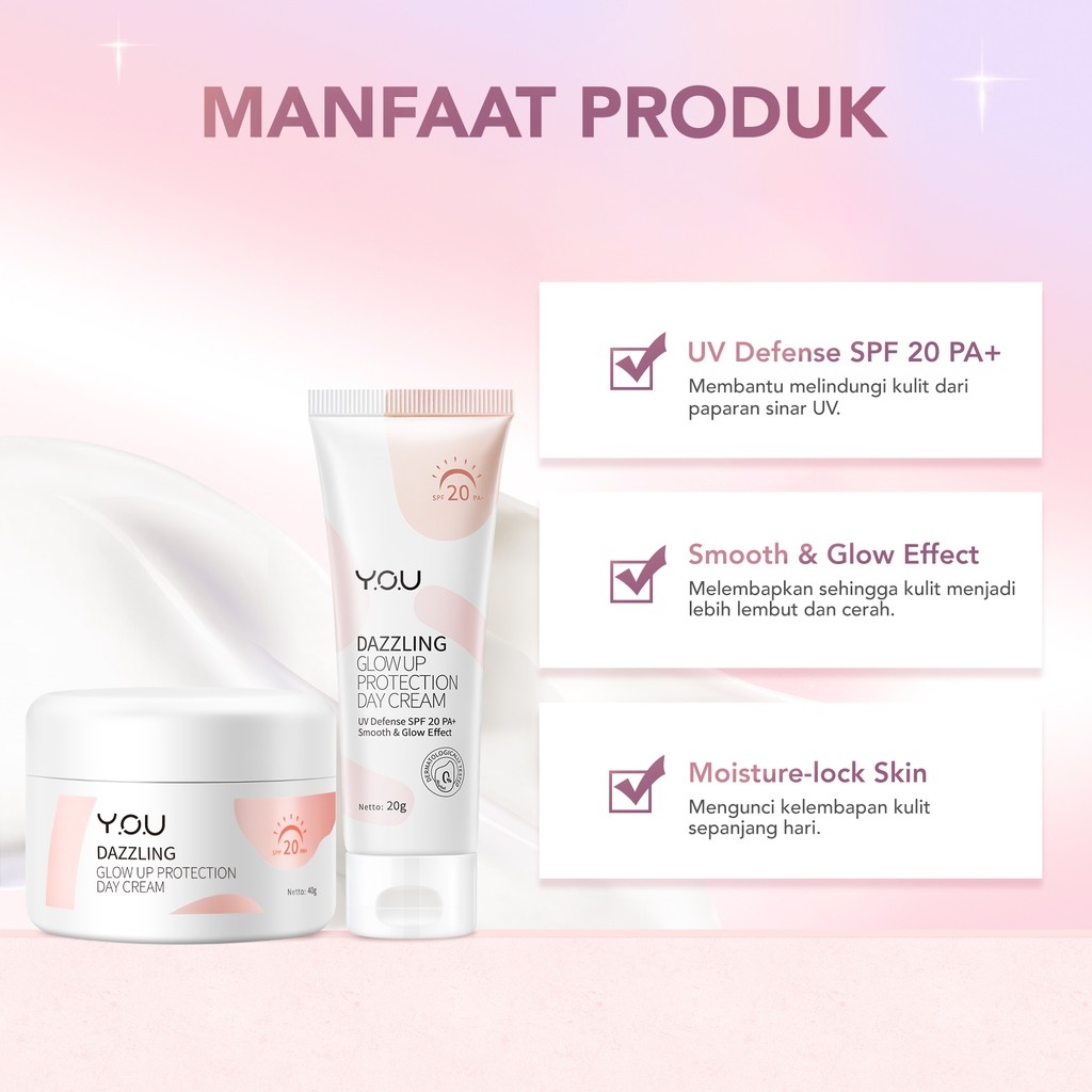 YOU Dazzling Glow Up Protection Day Cream 40gr YOU Dazzling Glow Up Protection Day Cream 40gr