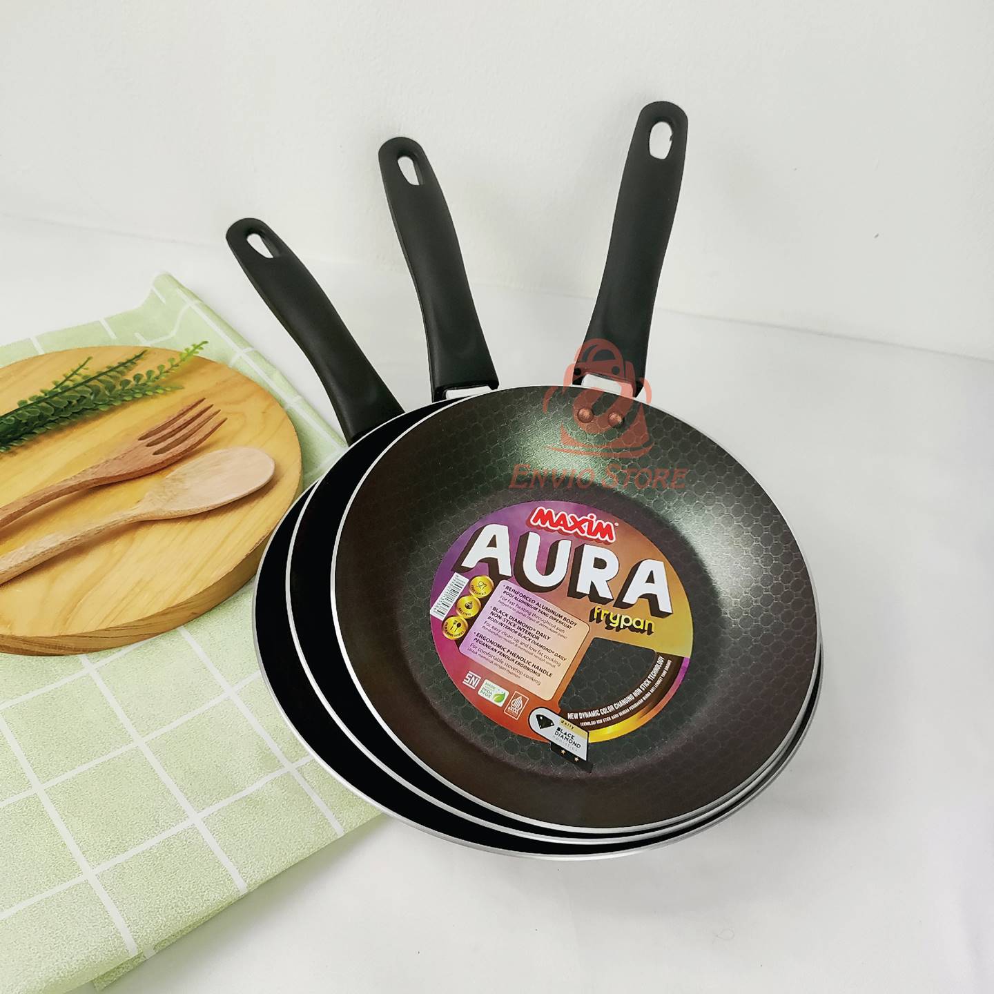Maspion Maxim AURA Teflon 24cm - Frypan Non Stick Maspion Maxim AURA Teflon 24cm - Frypan Non Stick