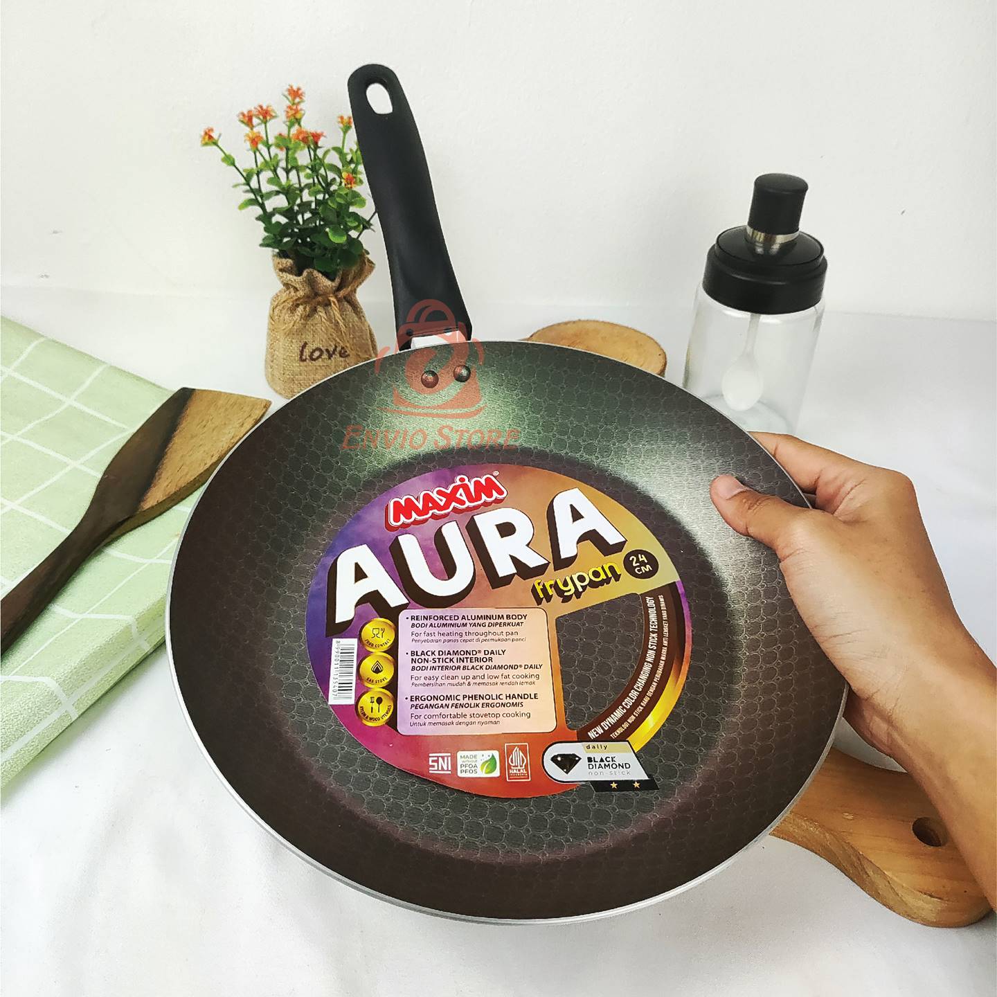 Maspion Maxim AURA Teflon 24cm - Frypan Non Stick Maspion Maxim AURA Teflon 24cm - Frypan Non Stick