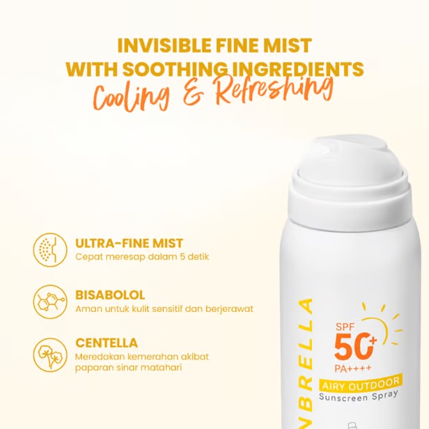YOU Sunbrella Airy Outdoor Sunscreen Spray 50ml YOU Sunbrella Airy Outdoor Sunscreen Spray 50ml