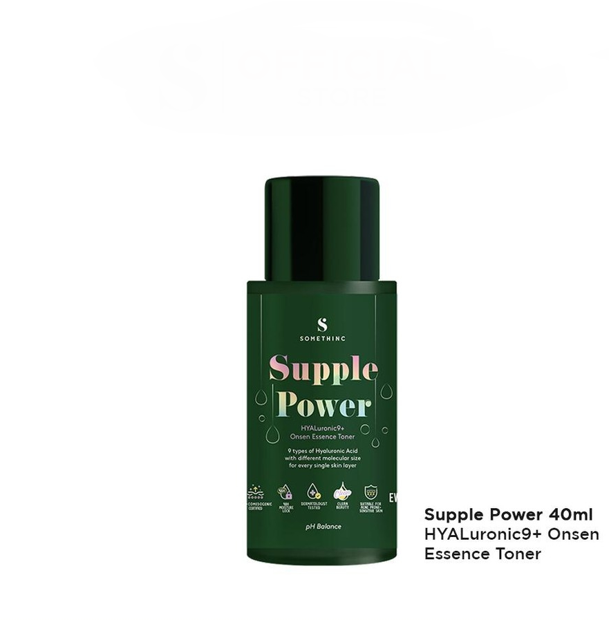 Somethinc Supple Power Hyaluronic9 + Onsen Essence Toner 40ml Somethinc Supple Power Hyaluronic9 + Onsen Essence Toner 40ml