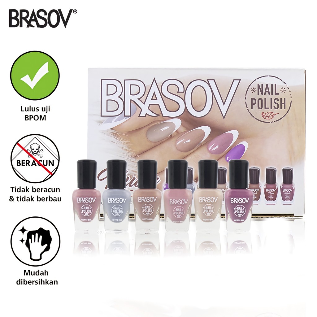 Brasov Nail Polish Nude 8ml (Cat Kuku / Kutek)