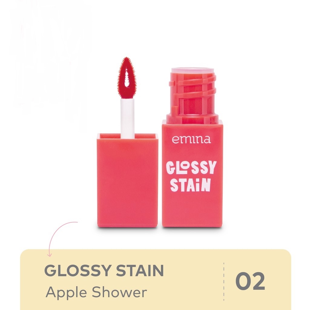 Emina Glossy Stain Liptint 3g - 02 Apple Shower
