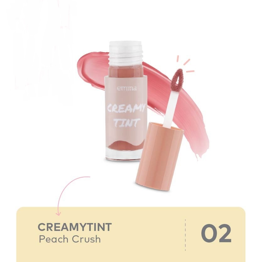 Emina Creamy Tint Liptint 3.6g - 02 Peach Crush