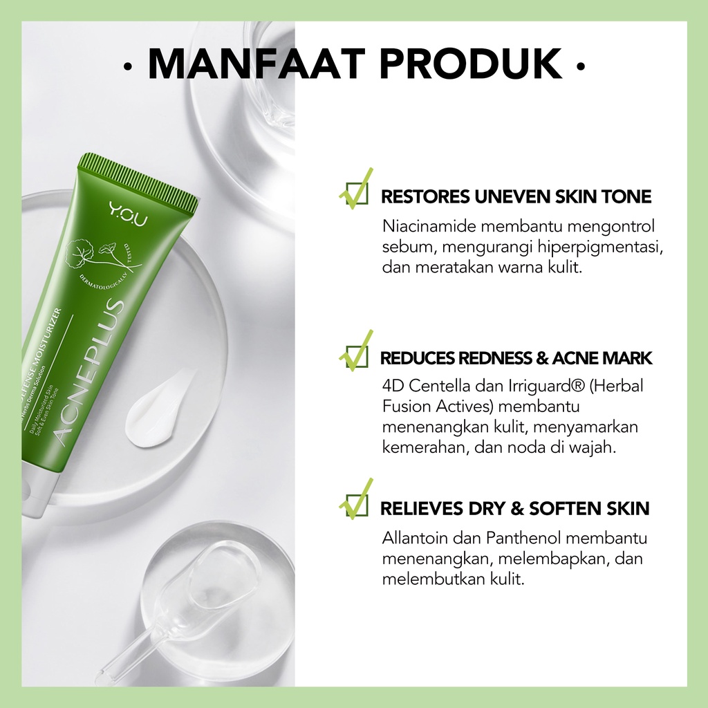 YOU Acneplus Skin Defense Moisturizer 25gr YOU Acneplus Skin Defense Moisturizer 25gr