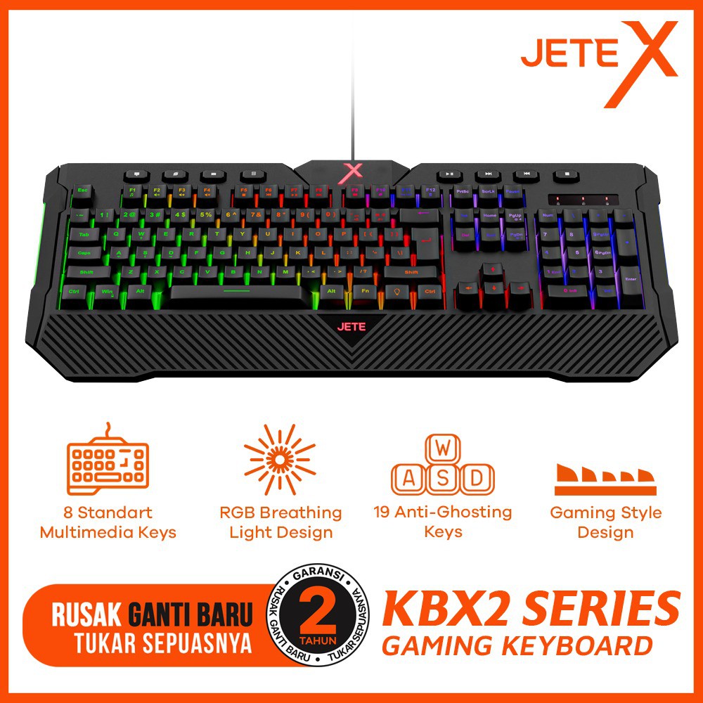 JETE X Keyboard Gaming KBX2