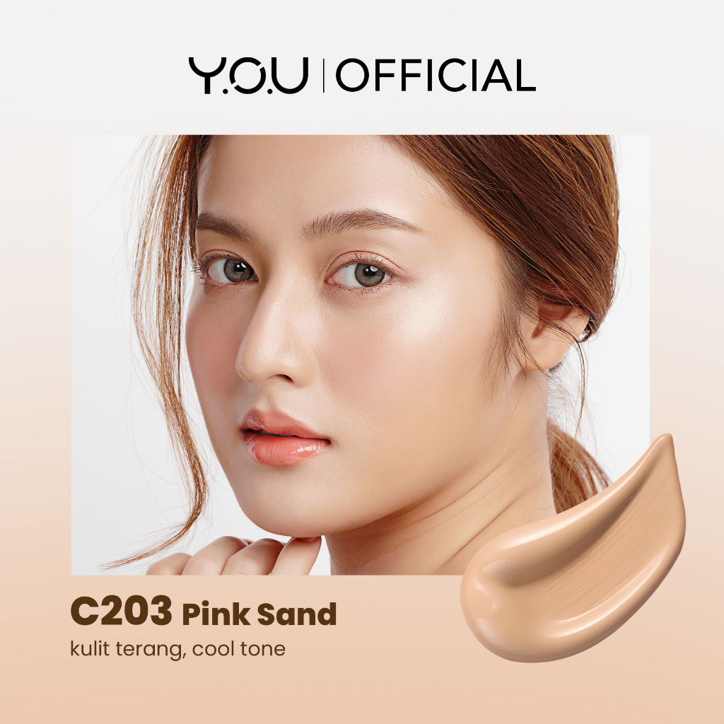 YOU Cloud Touch Blurring Skin Tint 20ml (Liquid Foundation) - C203 Pink Sand YOU Cloud Touch Blurring Skin Tint 20ml (Liquid Foundation) - C203 Pink Sand
