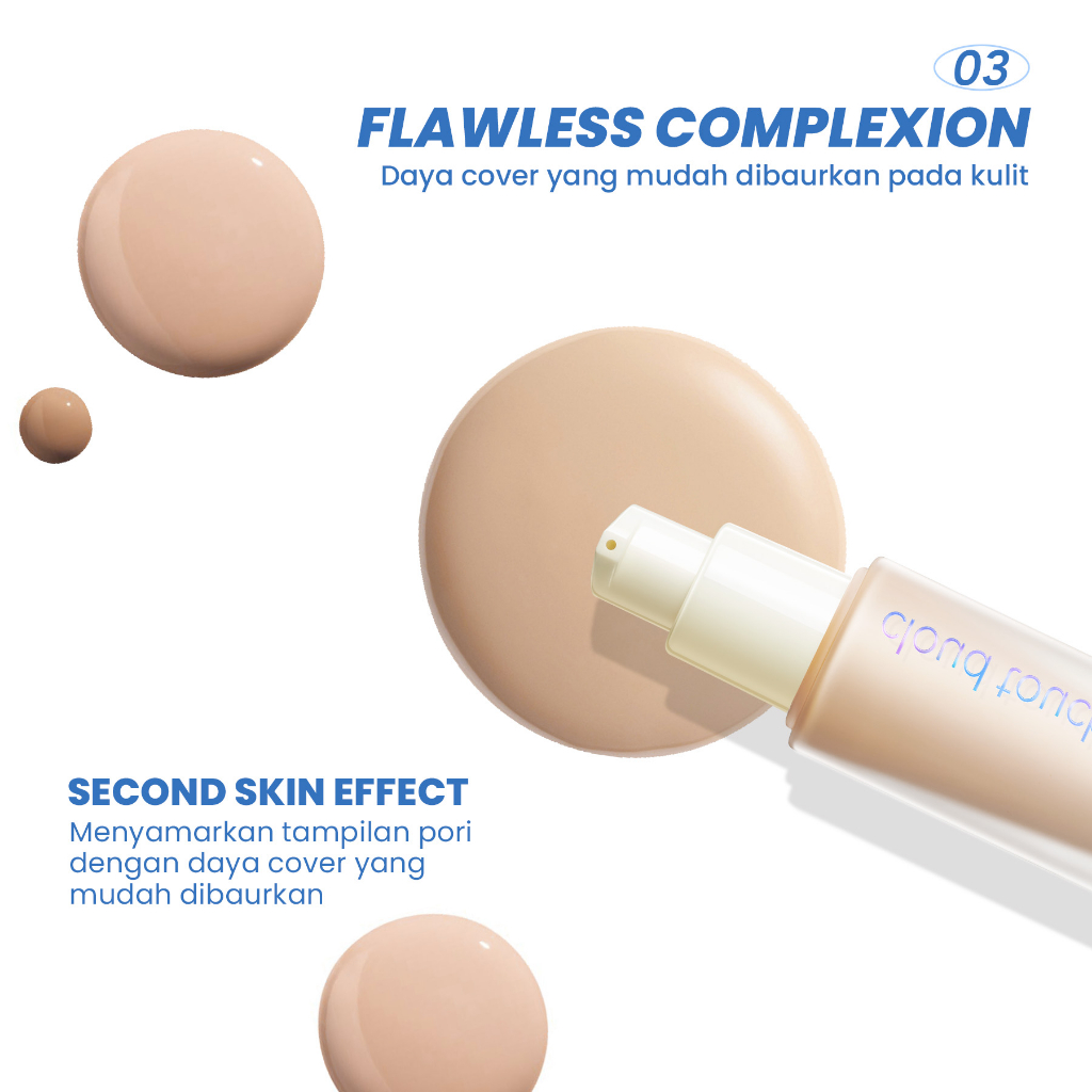 YOU Cloud Touch Blurring Skin Tint 20ml (Liquid Foundation) - C203 Pink Sand YOU Cloud Touch Blurring Skin Tint 20ml (Liquid Foundation) - C203 Pink Sand