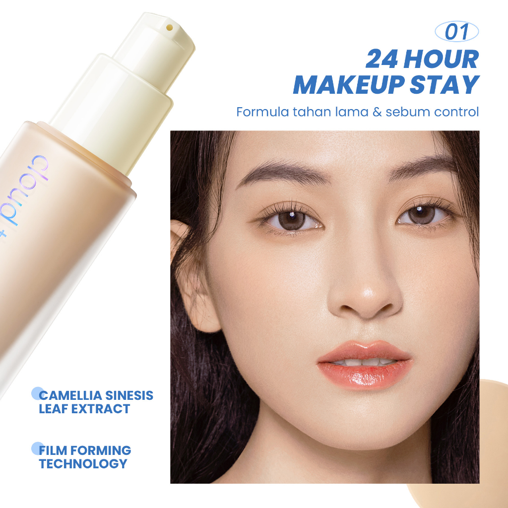 YOU Cloud Touch Blurring Skin Tint 20ml (Liquid Foundation) - N504 Rose Vanilla YOU Cloud Touch Blurring Skin Tint 20ml (Liquid Foundation) - N504 Rose Vanilla