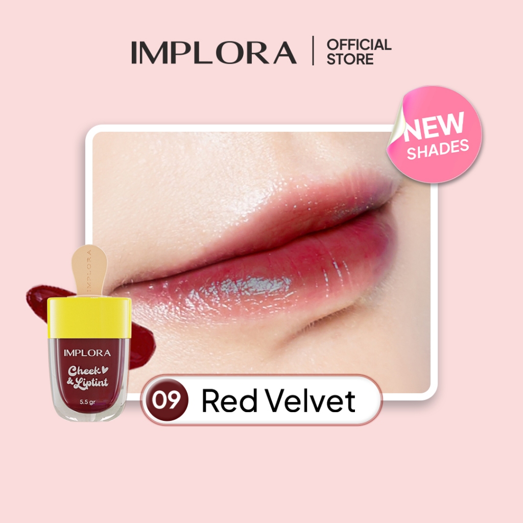 Implora Cheek & Liptint 09 Red Velvet