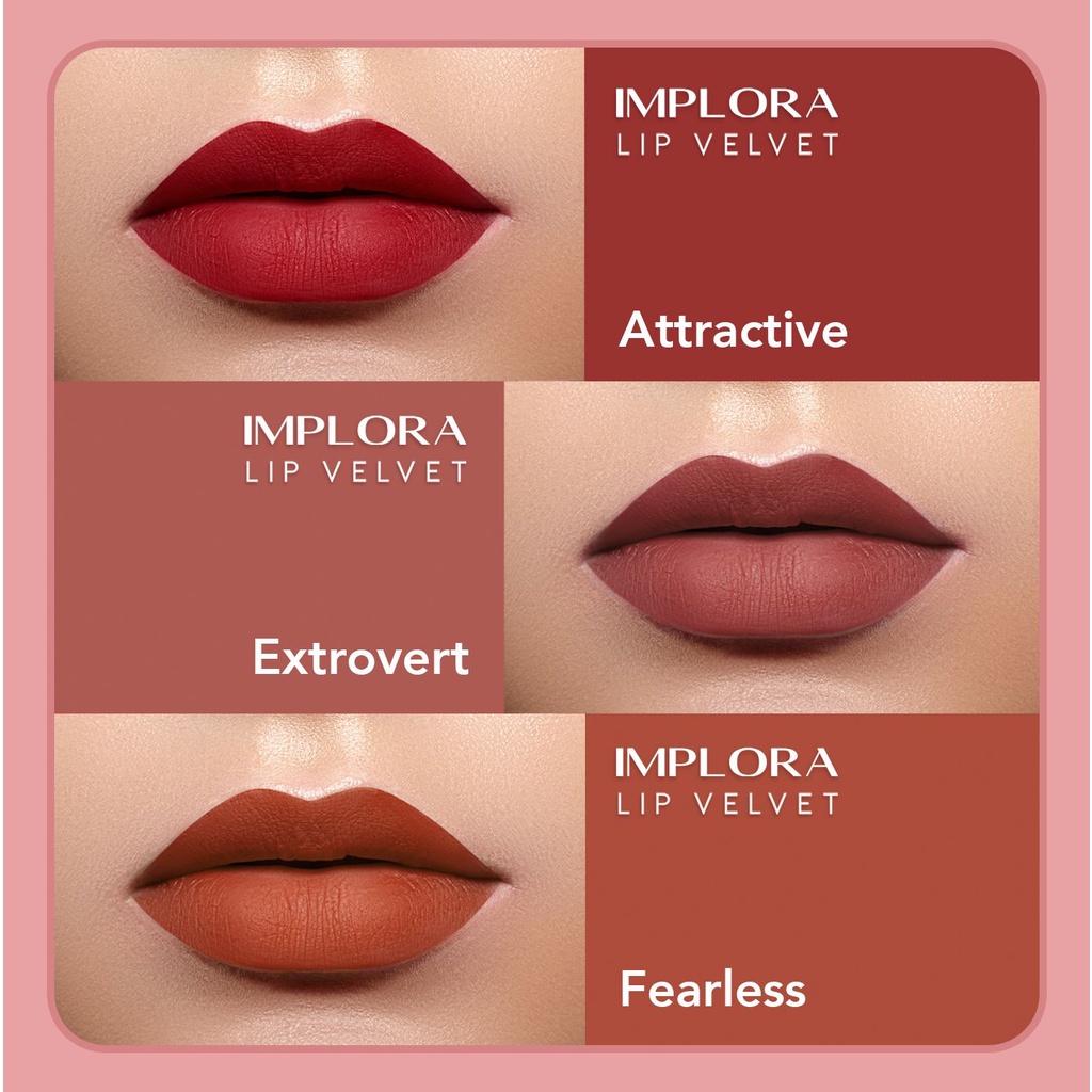 Implora Lip Velvet Extrovert - Lip Cream Implora Lip Velvet Extrovert - Lip Cream