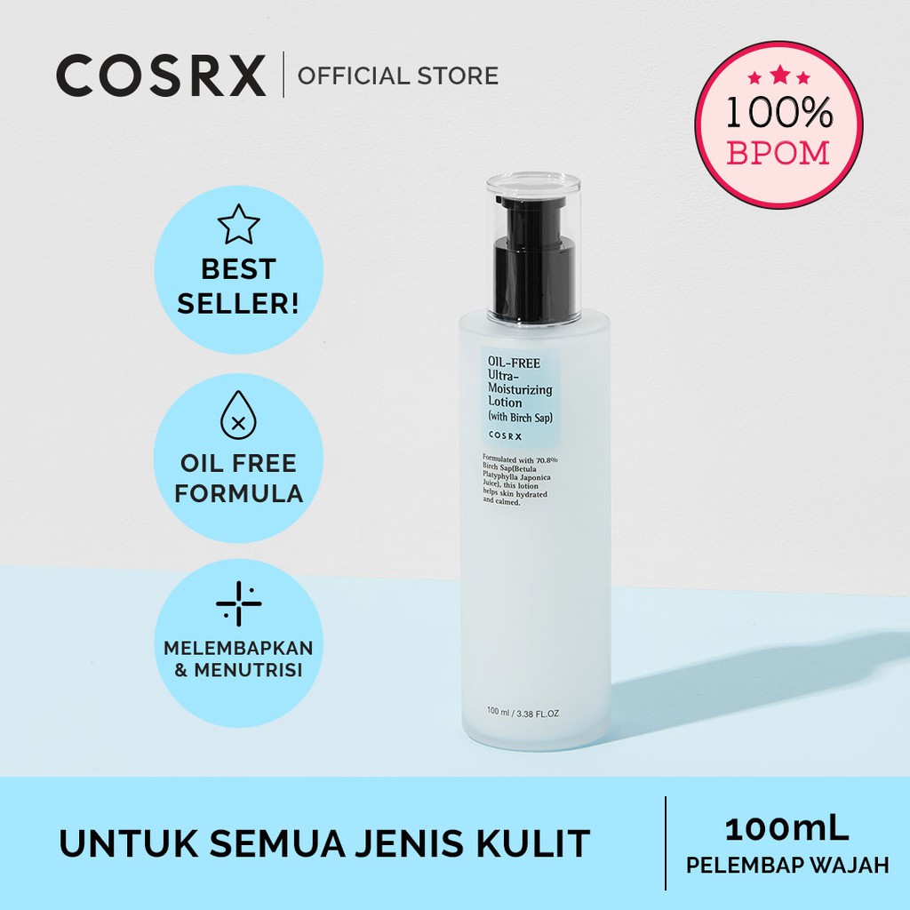 COSRX Oil-Free Ultra-Moisturizing Lotion (with Birch Sap) 100ml