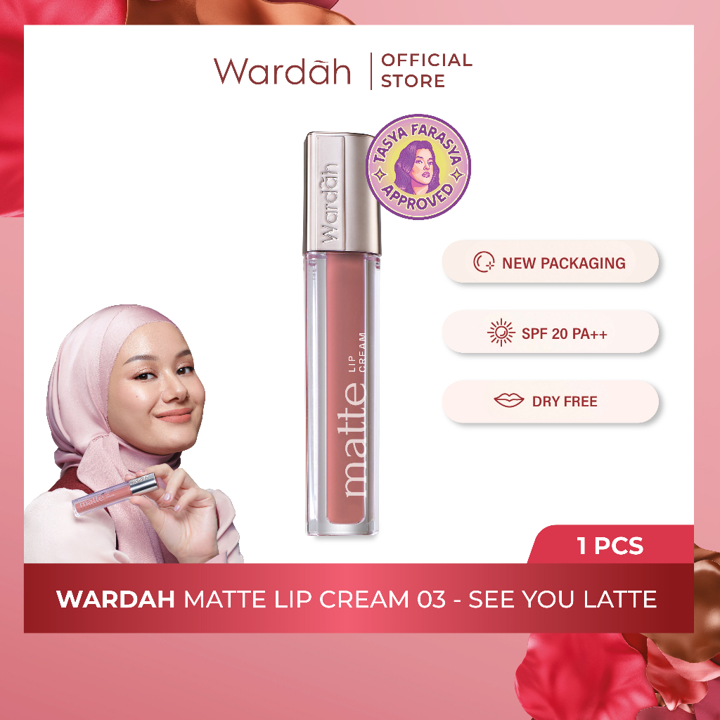 Wardah Exclusive Matte Lip Cream 03 See You Latte *
