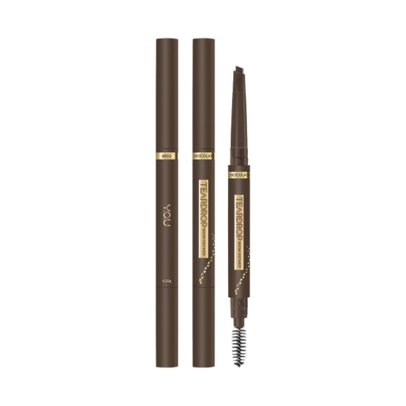 YOU Teardrop Brow Definer BR02 Chocolate YOU Teardrop Brow Definer BR02 Chocolate