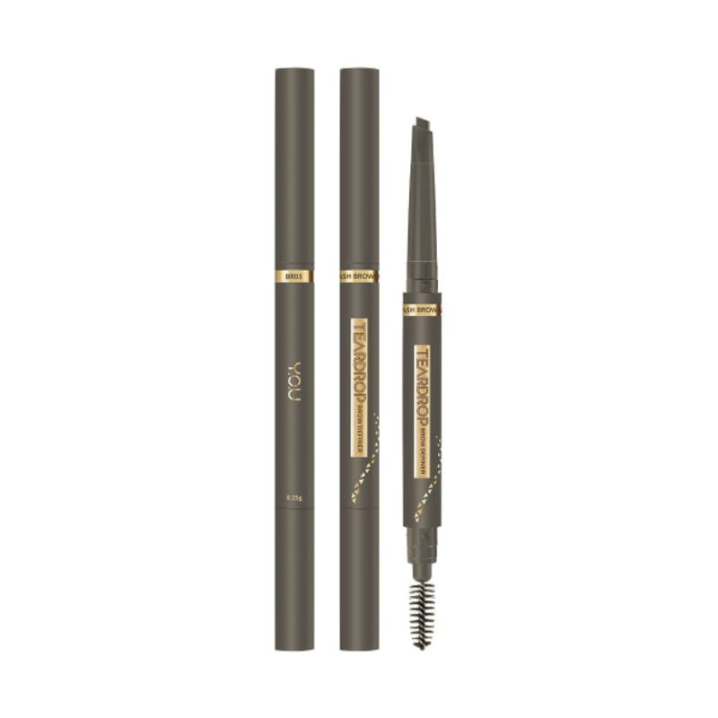 YOU Teardrop Brow Definer BR03 Ash Brown YOU Teardrop Brow Definer BR03 Ash Brown