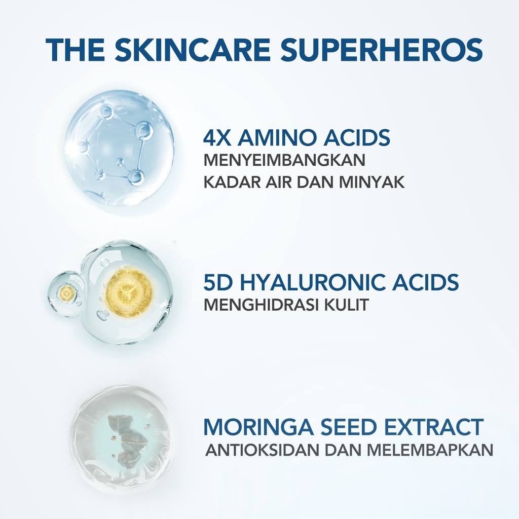 YOU Hy! Amino Contr-Oil Oil Control Facial Wash 50gr (Biru) YOU Hy! Amino Contr-Oil Oil Control Facial Wash 50gr (Biru)