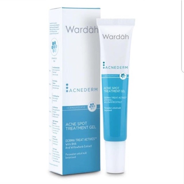 Wardah Acnederm Acne Spot Treatment Gel 15ml