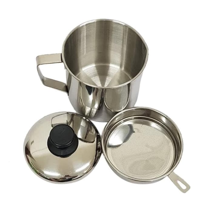 Oil Pot - Gelas Saringan Minyak + Tutup 1.3L Oil Pot - Gelas Saringan Minyak + Tutup 1.3L