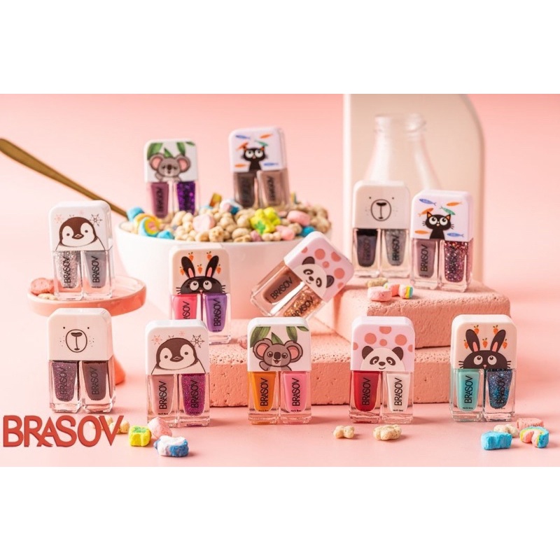 Brasov Nail Polish Karakter 2in1 2x6ml (Cat Kuku / Kutek)
