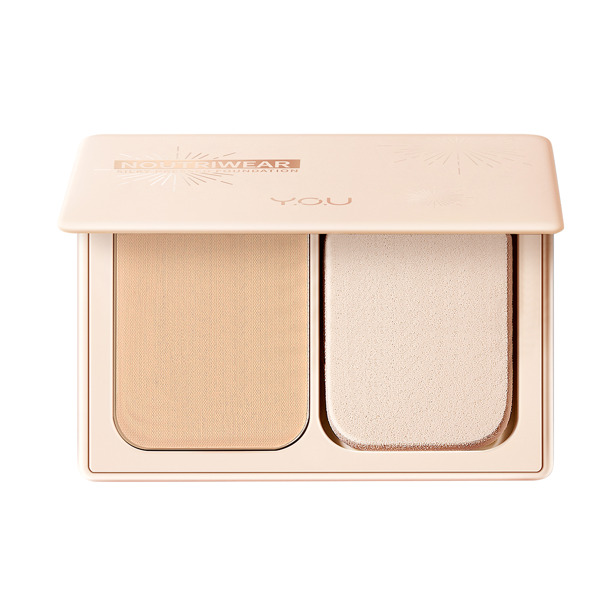 YOU Noutriwear+ Silky Pressed Foundation W805 Yellow Beige YOU Noutriwear+ Silky Pressed Foundation W805 Yellow Beige