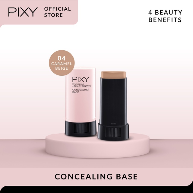 Pixy UV Whitening 4 Beauty Benefits Concealing Base SPF35 PA+++ 04 Caramel Beige