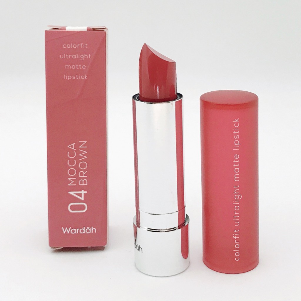 Wardah Colorfit Ultralight Matte Lipstick 04 Mocca Brown