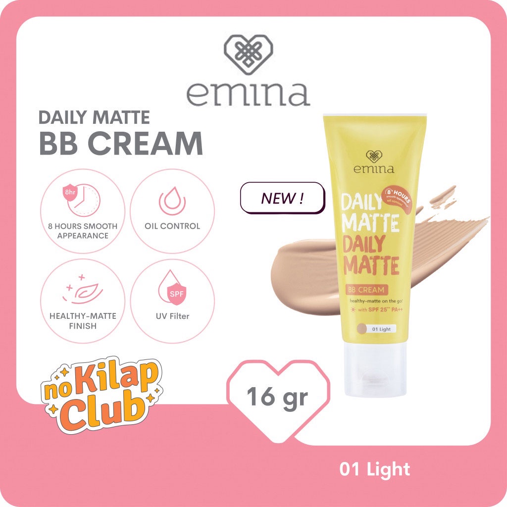 Emina Daily Matte BB Cream 16gr - 01 Light