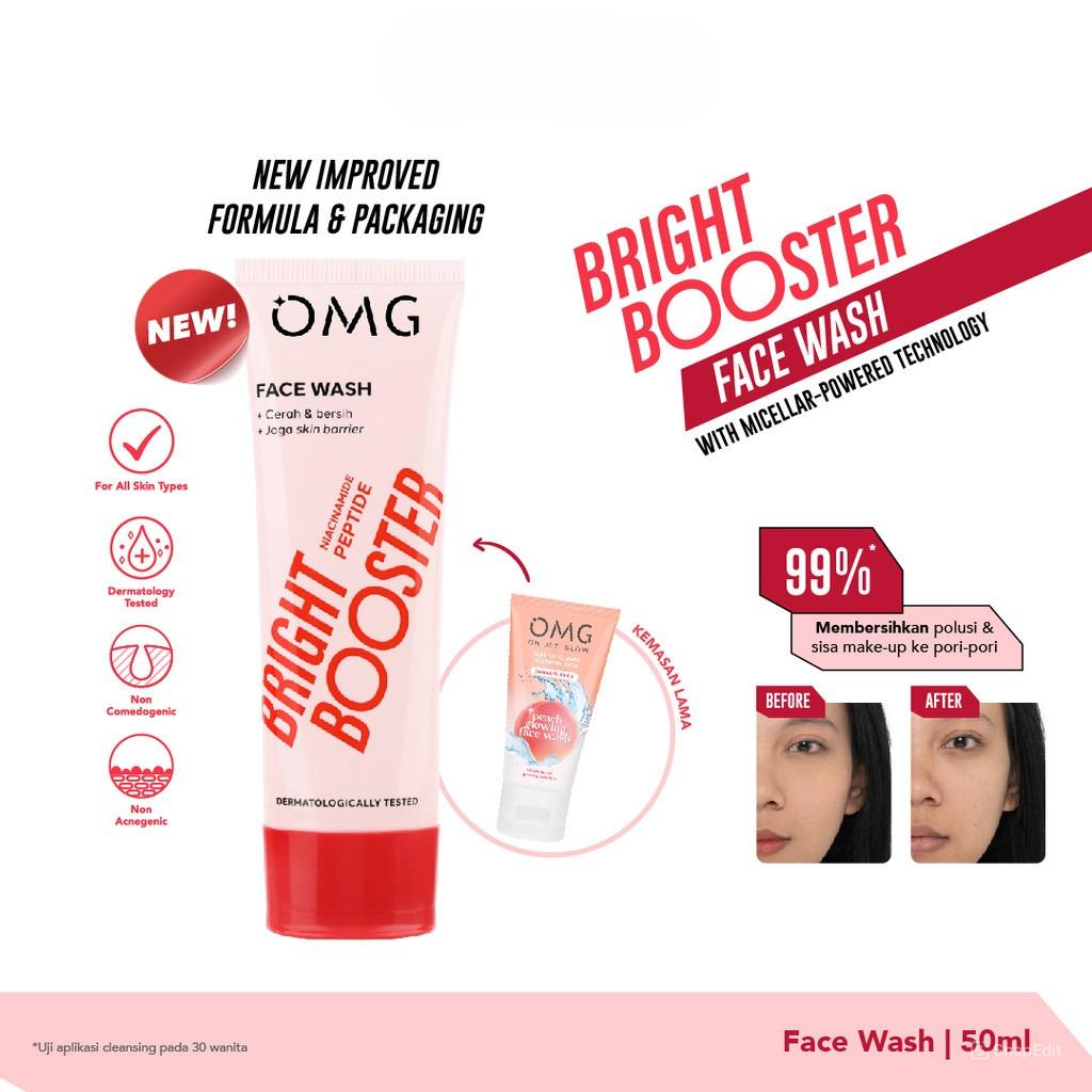 Oh My Glow Bright Booster Face Wash 50gr (OMG)