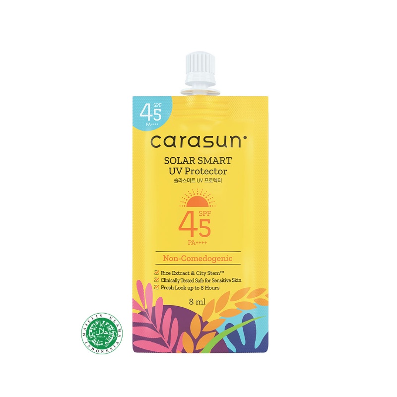 Carasun Solar Smart UV Protector SPF45 PA++++ 8ml Sachet Carasun Solar Smart UV Protector SPF45 PA++++ 8ml Sachet