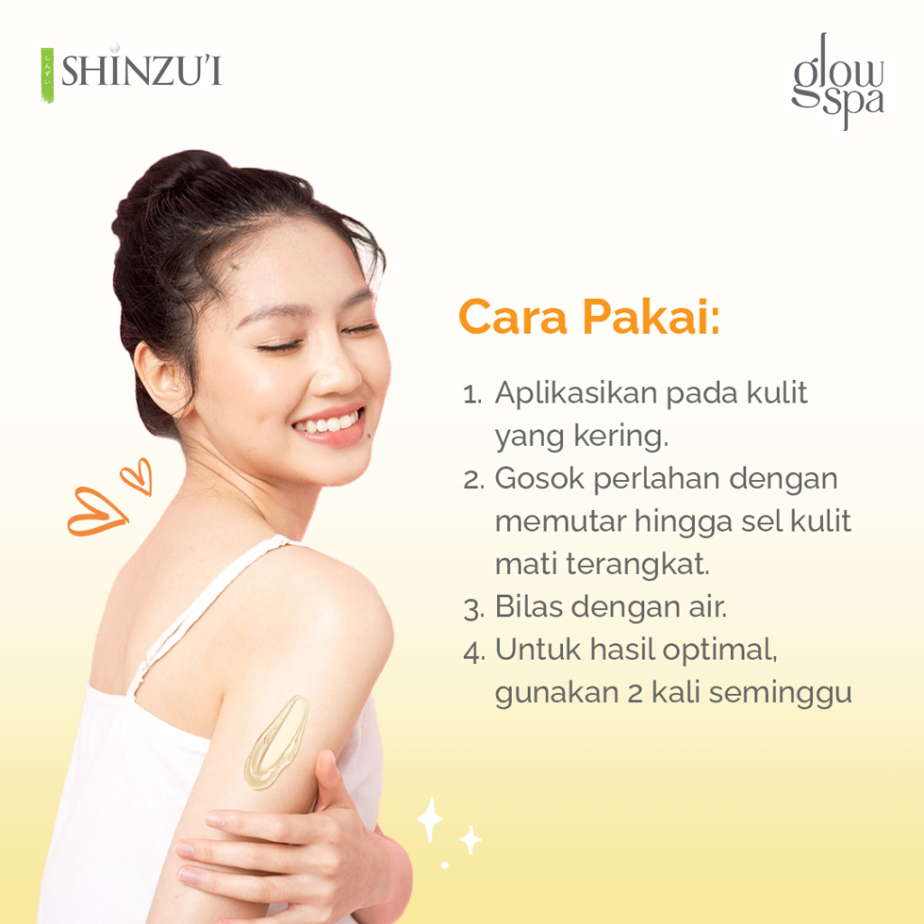 Shinzui Glow Spa Exfoliating Gel + AHA Collagen 130ml - Honey Shinzui Glow Spa Exfoliating Gel + AHA Collagen 130ml - Honey
