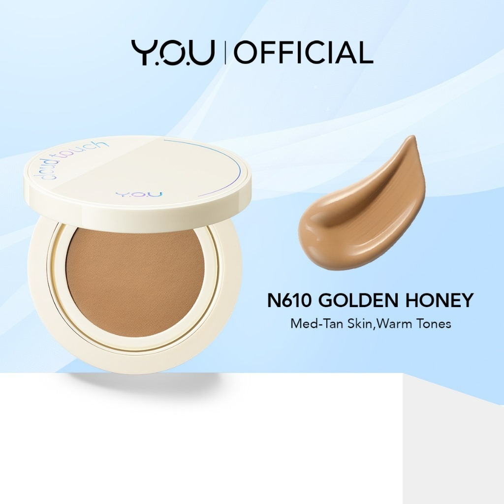 YOU Cloud Touch Dreamy-Fit Lasting Mesh Cushion SPF 30 PA+++ - N610 Golden Honey YOU Cloud Touch Dreamy-Fit Lasting Mesh Cushion SPF 30 PA+++ - N610 Golden Honey