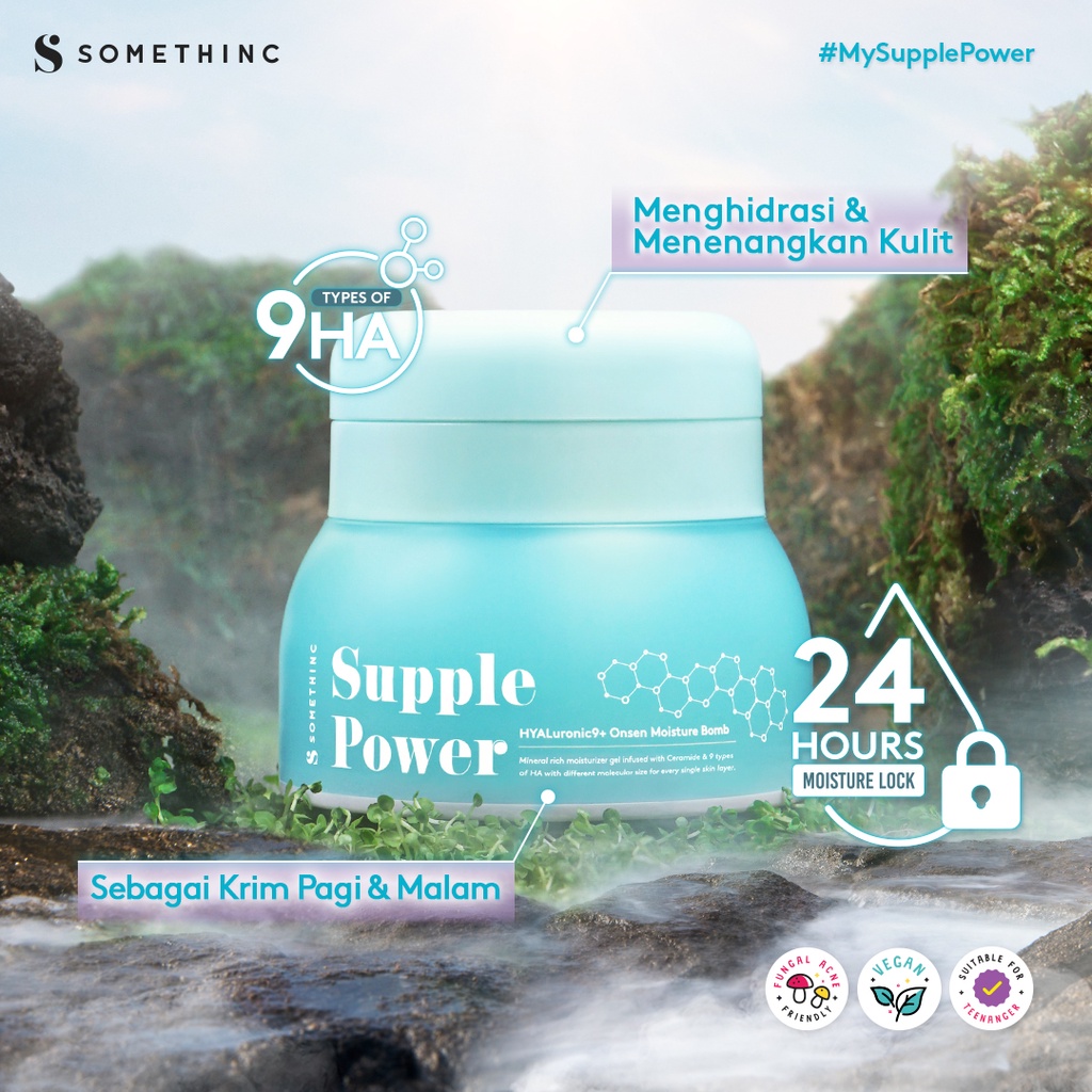 Somethinc Supple Power Hyaluronic9+ Onsen Moisture Bomb 50ml * Somethinc Supple Power Hyaluronic9+ Onsen Moisture Bomb 50ml *