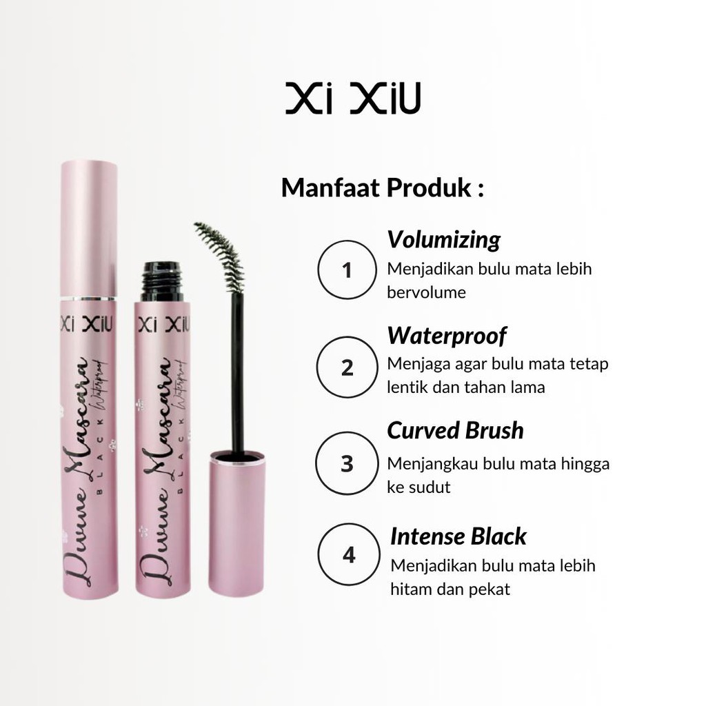 Xi Xiu Divine Mascara 10gr (Pack Purple)