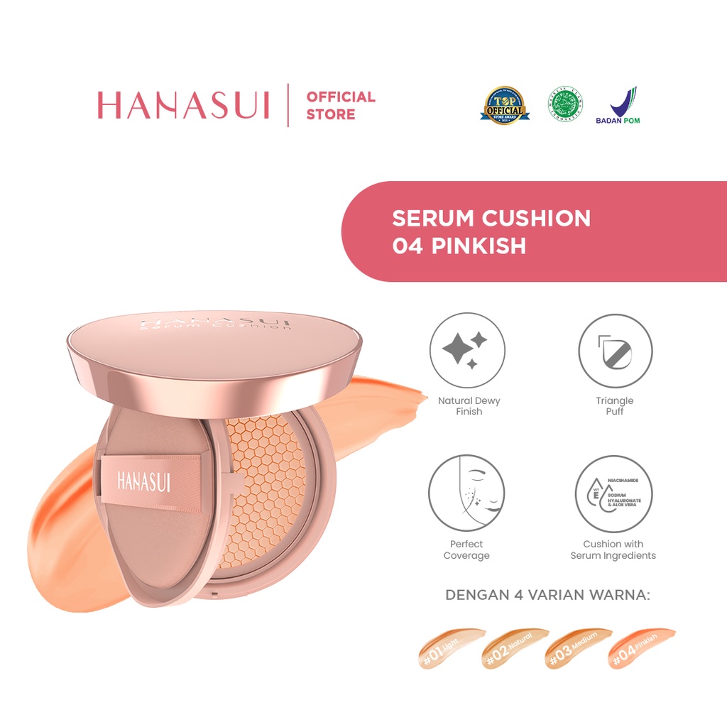 Hanasui Serum Cushion 15gr - 04 Pinkish