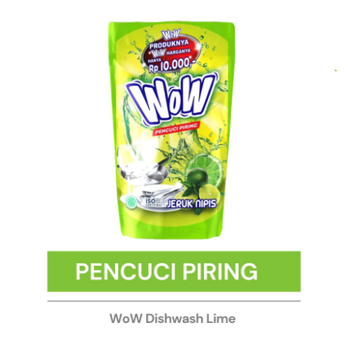 WOW Dishwash Liquid 780ml Jeruk Nipis (Sabun Cuci Piring) WOW Dishwash Liquid 780ml Jeruk Nipis (Sabun Cuci Piring)