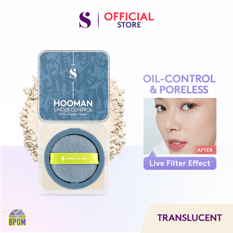 Somethinc Hooman Under Control HD Blur Loose Powder 13gr - Translucent