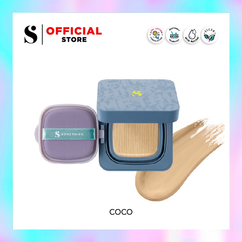 Somethinc Hooman Breathable UV Cushion SPF35 PA++++ - Coco (Cushion Matte)