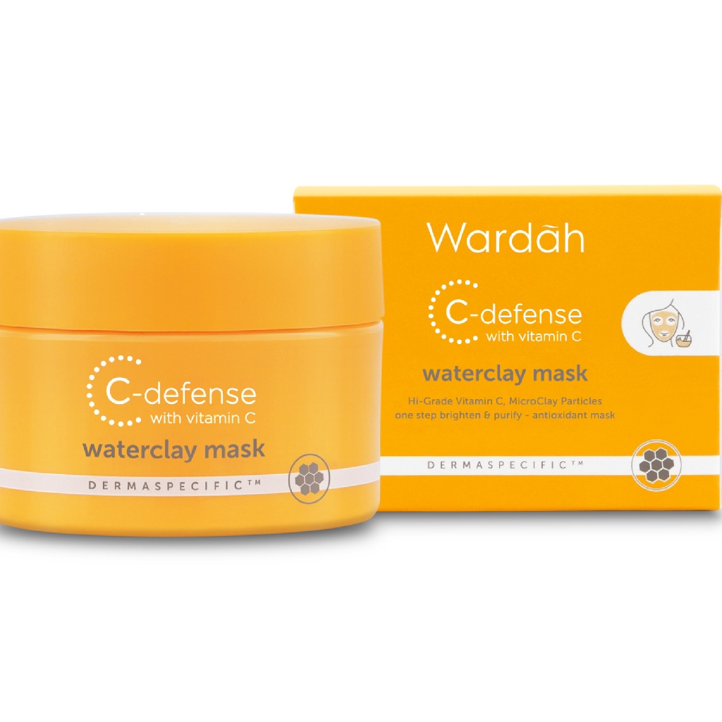 Wardah C-Defense Waterclay Mask 30gr *