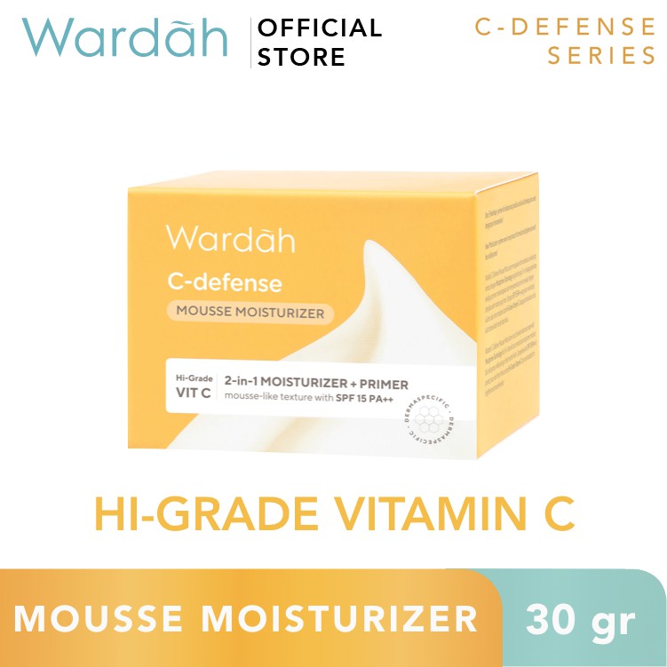 Wardah C-Defense Mousse Moisturizer 30gr