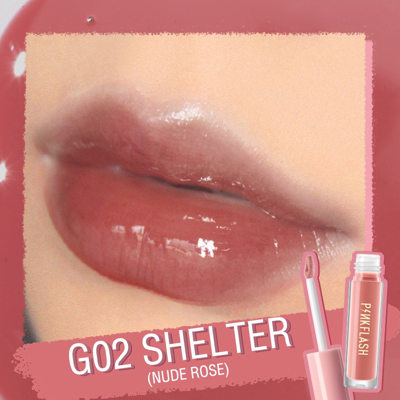 Pinkflash Lasting Glossy Lipgloss - G02