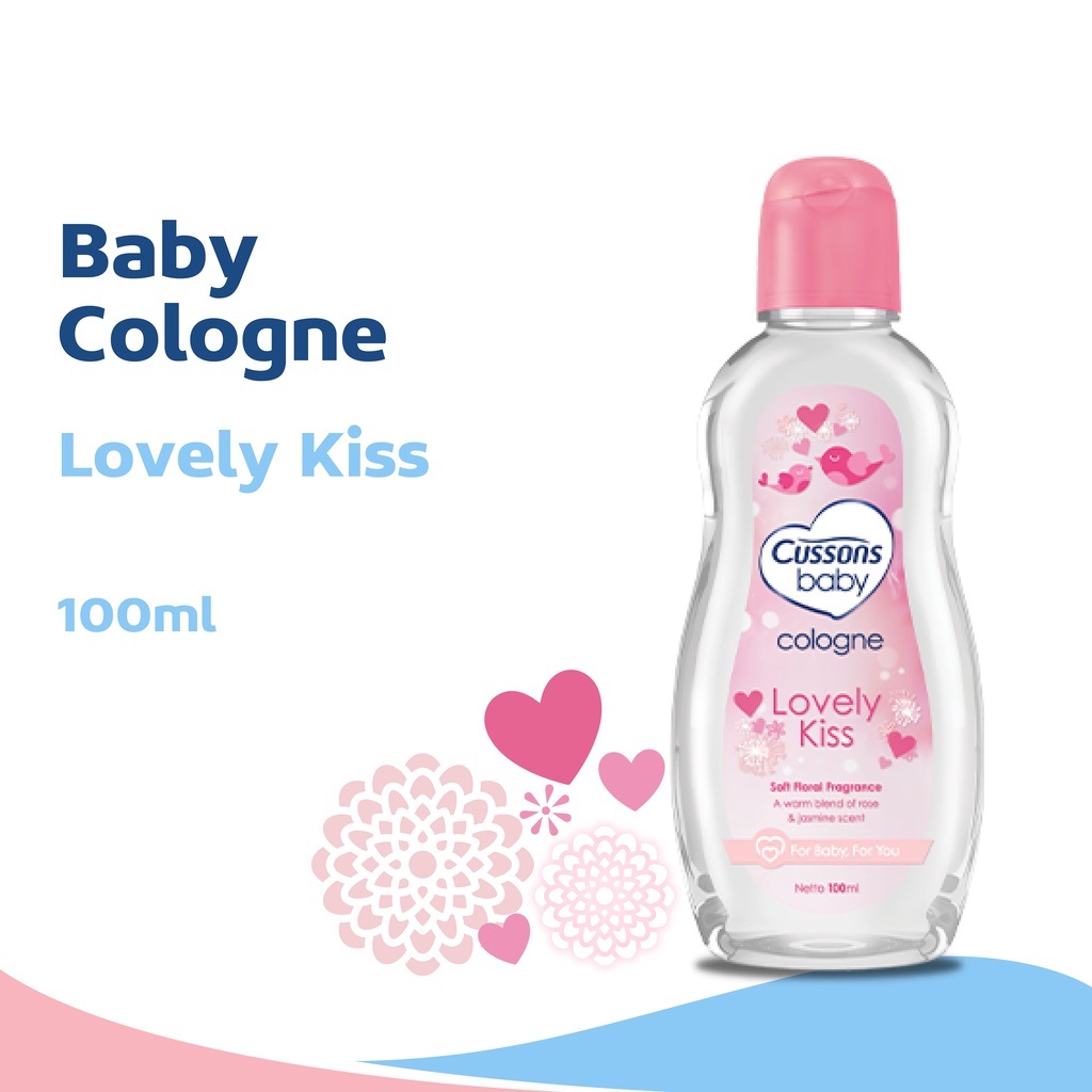 Cussons Baby Cologne 100ml (Parfum) - Pink Lovely Kiss