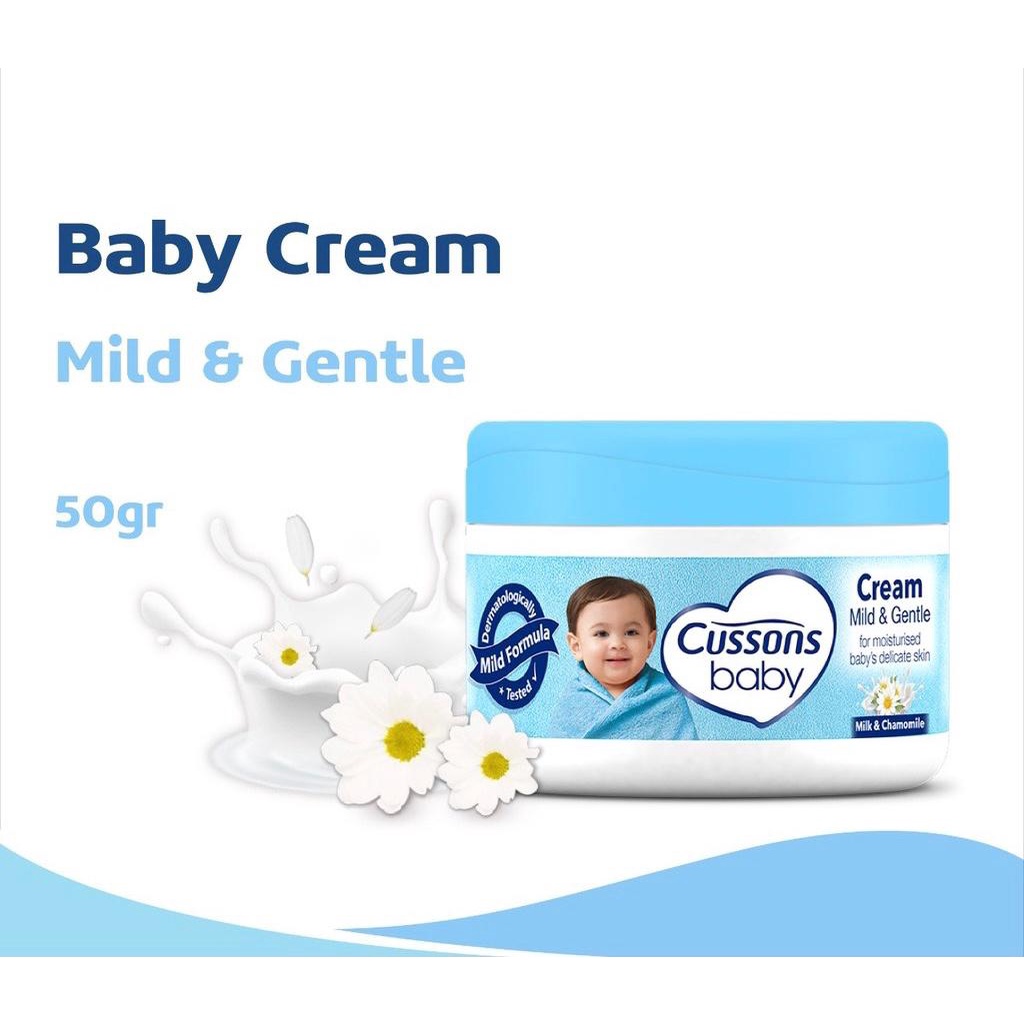 Cussons Baby Cream 50gr - Biru Mild & Gentle