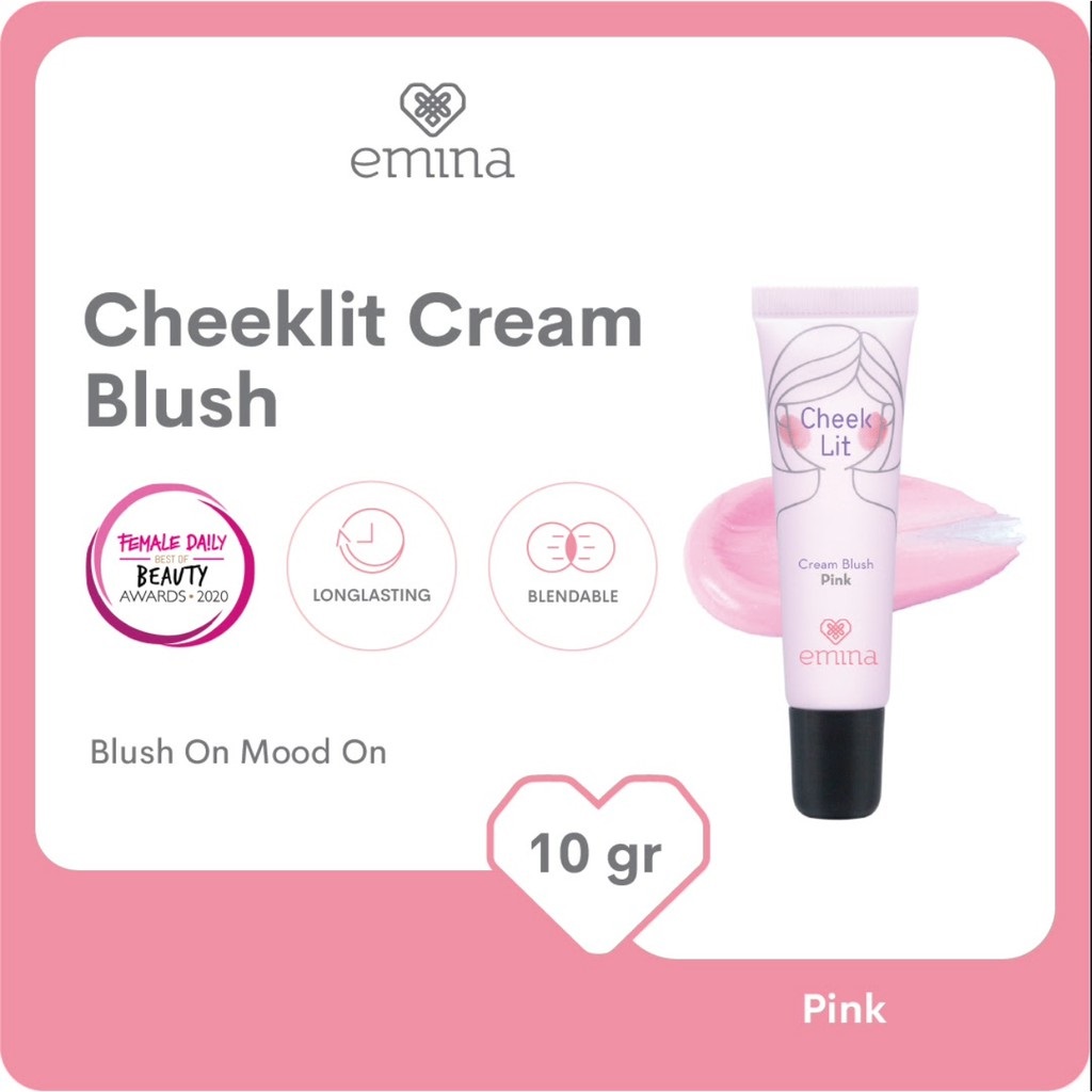 Emina Cheek Lit Cream Blush Pink 10ml